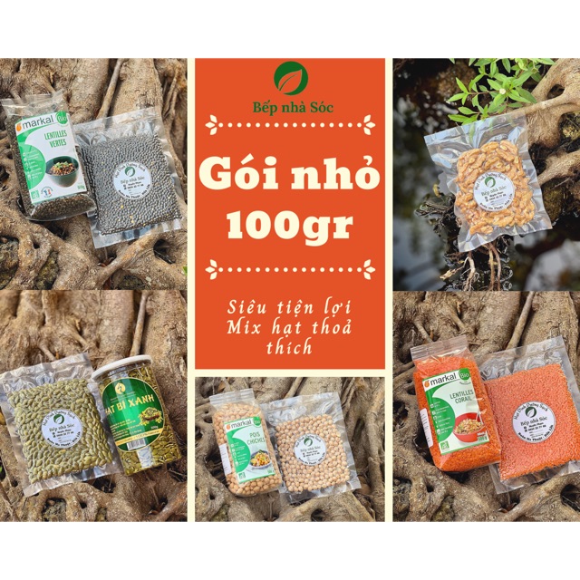 [Link 1] GÓI HẠT HỮU CƠ 100g MARKAL