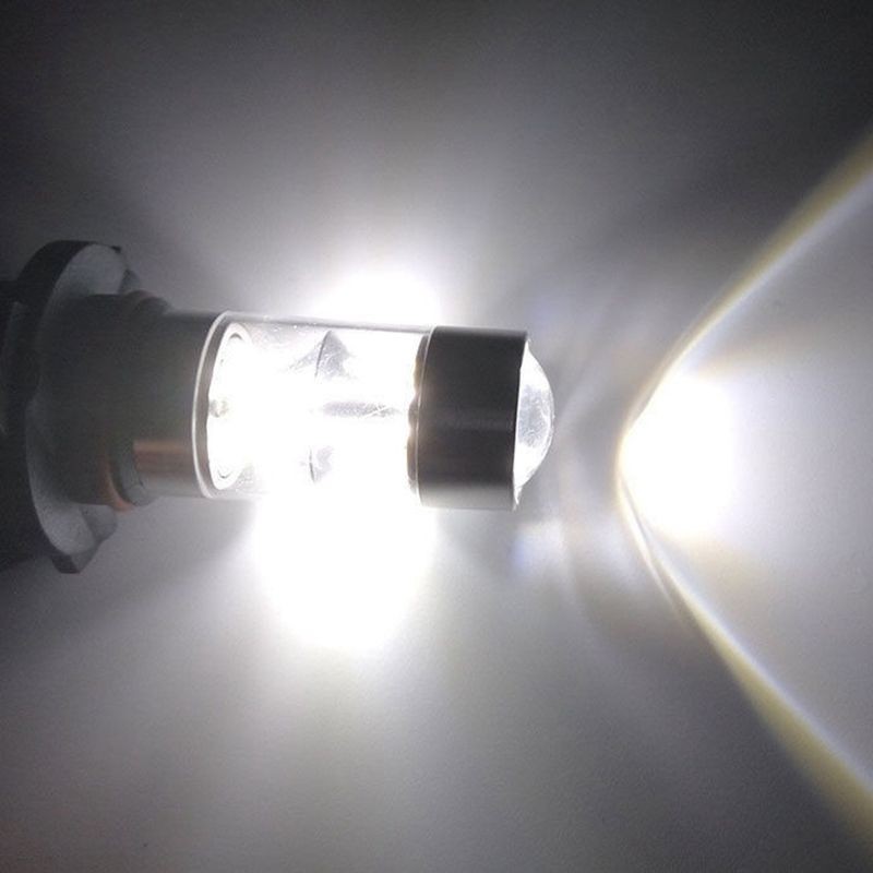 Set 2 bóng đèn pha sương mù 9005 Hb3 6000k 100w 2323 Led cho xe hơi chất lượng cao