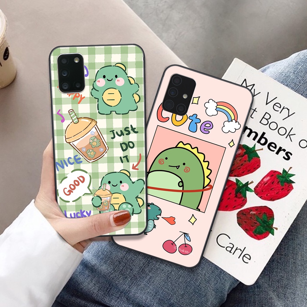 Ốp lưng Samsung Galaxy A31 - A51 - A71 in hình khủng long cute