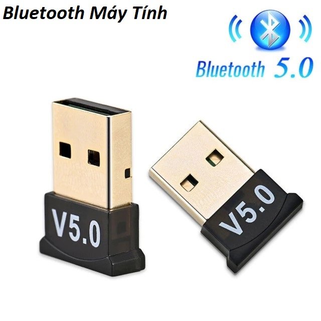 USB Bluetooth 5.0 Dành cho PC hoặc Laptop Nhỏ Gọn Công Suất Cao (Win 8/10/11)