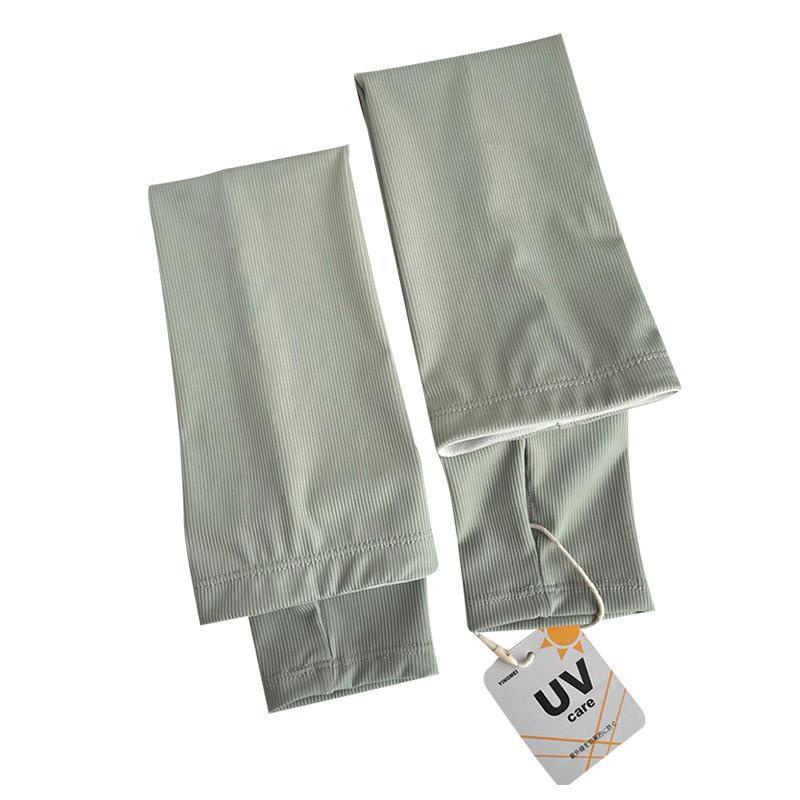 Găng Tay Chống Nắng Tia Uv Vải Lụa Lạnh Mỏng Dáng Rộng Thời Trang Mùa Hè Cho Nam Và Nữ