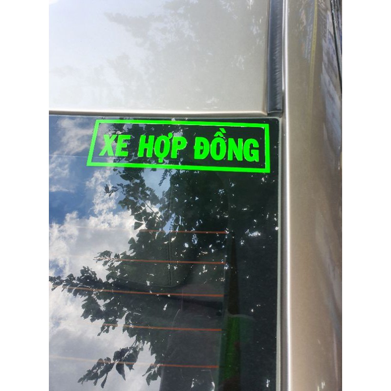 Xe hợp đồng tem xe tem xe hợp đồng