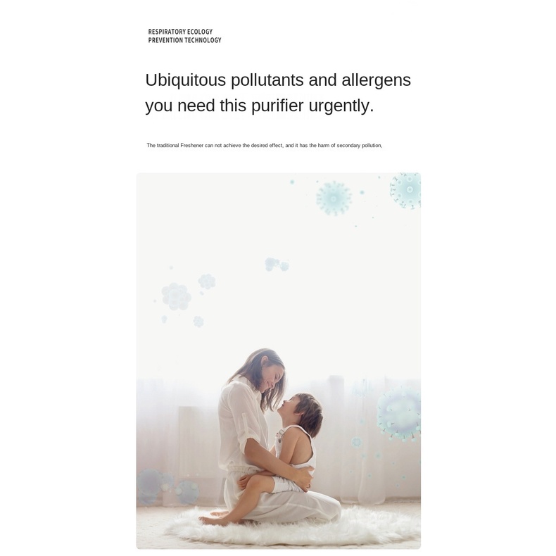 Máy Lọc Không Khí Khử Mùi Thông Minh Formaldehyde Khử Mùi Nhà Vệ Sinh