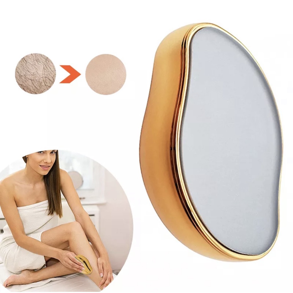 Dụng Cụ Tẩy Lông Không Đau Bằng Tinh Thể Nano, Có Thể Tái Sử Dụng.