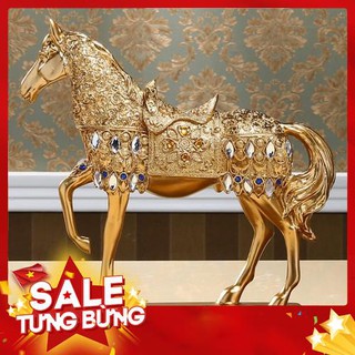 [SALE SẬP SÀN] NGỰA PHONG THỦY MẠ VÀNG CAO CẤP [HÀNG MỚI]