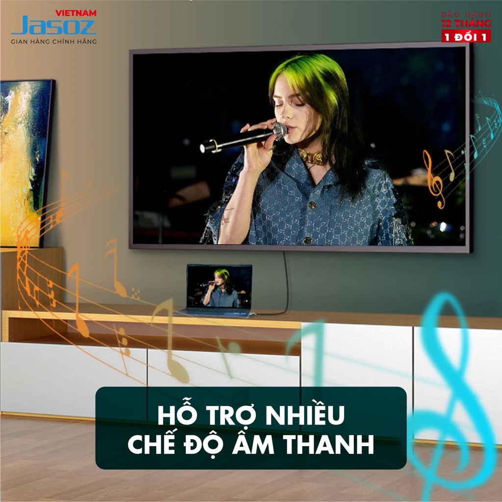 Cáp HDMI HD phiên bản 8K JASOZ A116 - Hàng chính hãng - Bảo hành 18 tháng