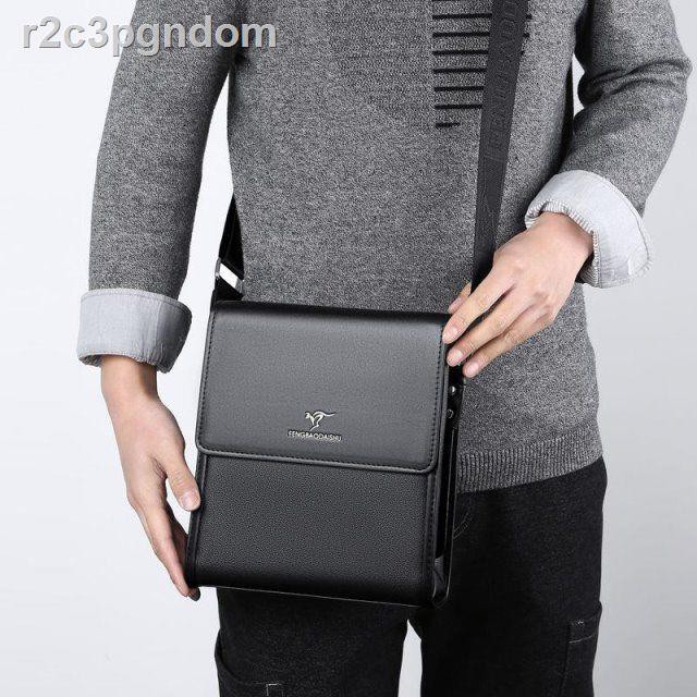 Feng Leopard Túi nam Kangaroo đeo vai da Messenger thường xách công sở | BigBuy360 - bigbuy360.vn