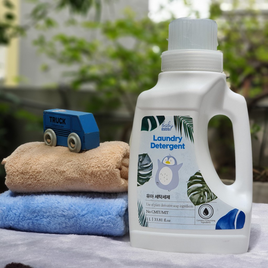 Nước giặt quần áo hữu cơ cho bé Baby Step 1000ml