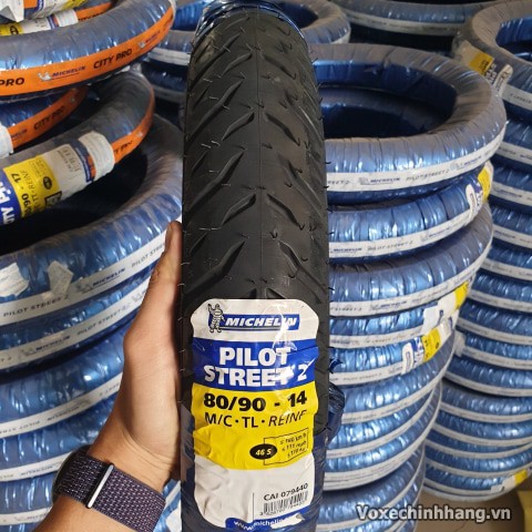 Vỏ xe Michelin Pilot Street 2 80/90-17 Chính hãng