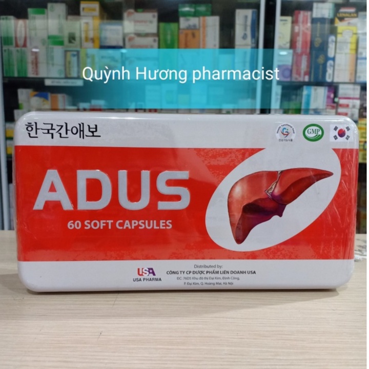 Viên bổ gan ADUS 60 viên giúp bổ gan,hạ men gan