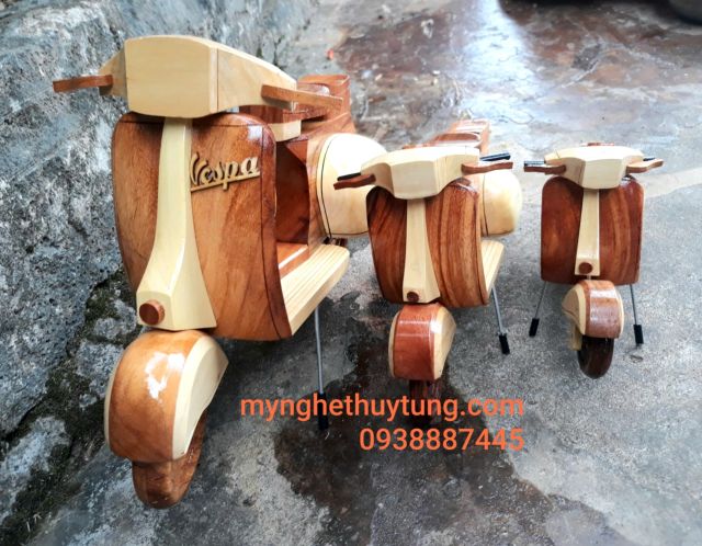 Xe VesPa LX gỗ