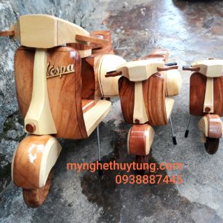 Xe VesPa LX gỗ
