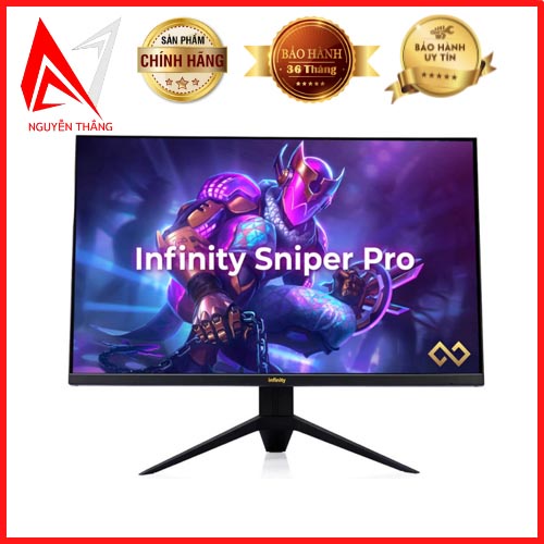 Màn hình Infinity Sniper Pro 27 inch FHD Fast IPS, 165Hz, HDR, AMD Freesync chuyên game, đồ hoạ new chính hãng