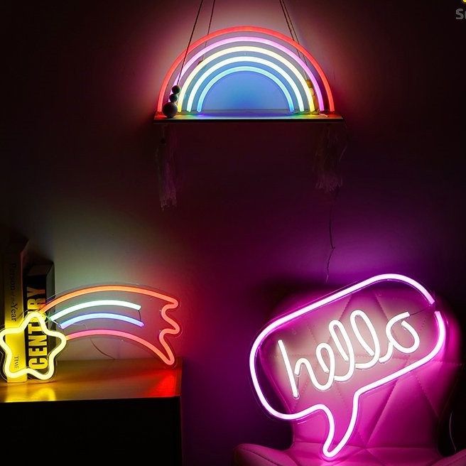 Đèn LED Neon Nhiều Hình Decor Phòng Ngủ , Cà Phê, Homestay, Sundecor HC