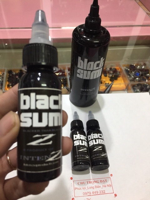 Mực xăm Black sumi 30ml ( hàng có sẵn)