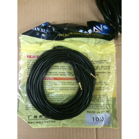 DÂY LOA 1 RA 1 DÀI 10M CHUẨN 3.5MM