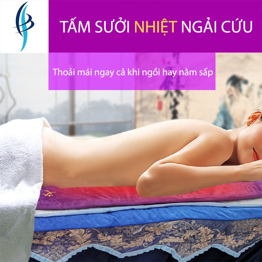 [MãCOSHAPPY83 - 80k đơn 500k] [HÀNG CÔNG TY] Thảm ngải cứu Trung Hoa sưởi ấm trị đau mỏi lưng xương khớp hiệu quả
