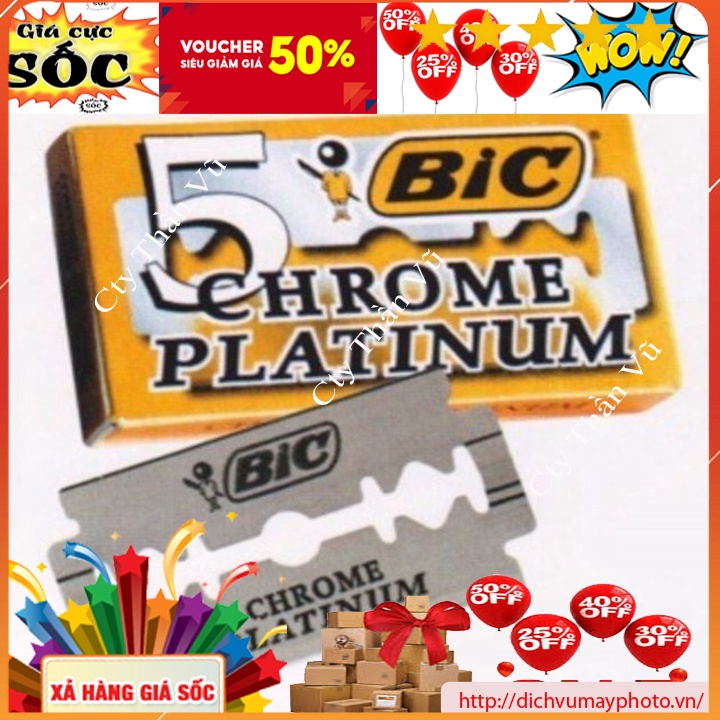 Dao lam BiC vỏ hộp màu vàng hàng chính hãng siêu bén siêu bền