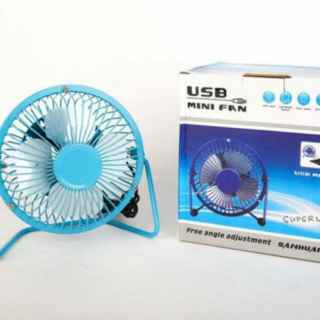 Quạt USB Mini Lồng Sắt