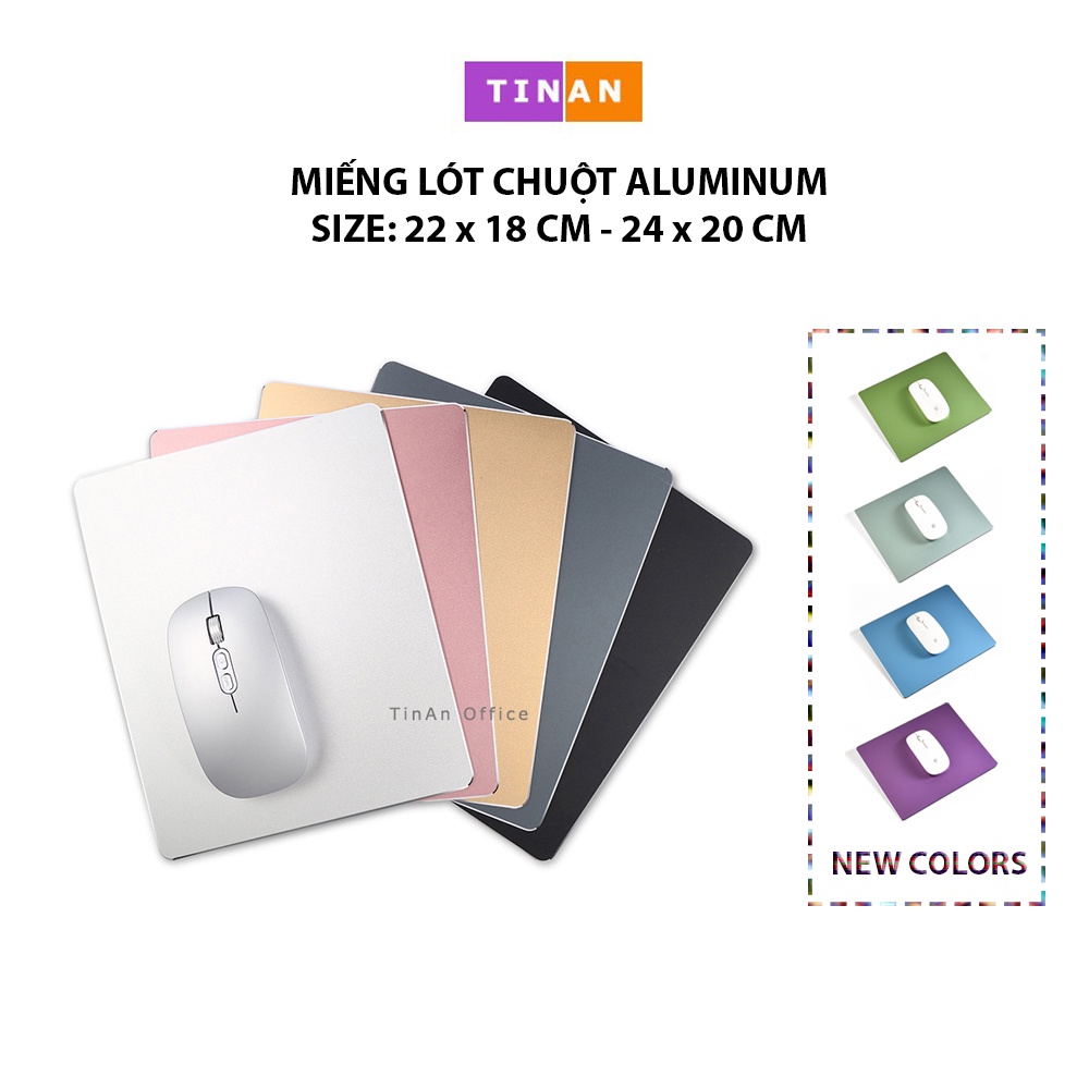 Miếng Lót Chuột Aluminum ( Mouse pad ) - Bàn di chuột nhôm