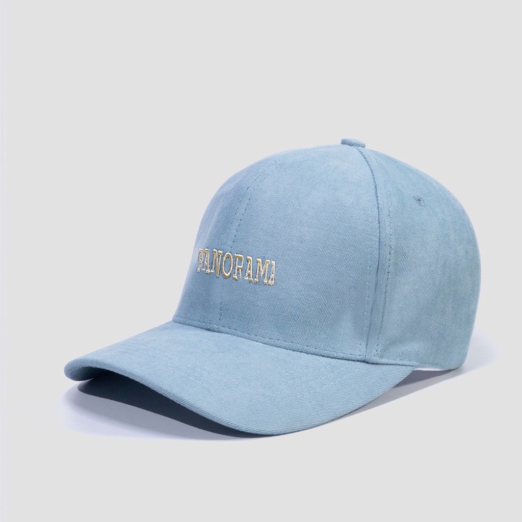 Mũ Lưỡi Trai Nón Kết Thêu Chữ Panorama Kiểu Rách Fashion 387 Phong Cách Ulzzang Form Unisex Nam Nữ - Hazo