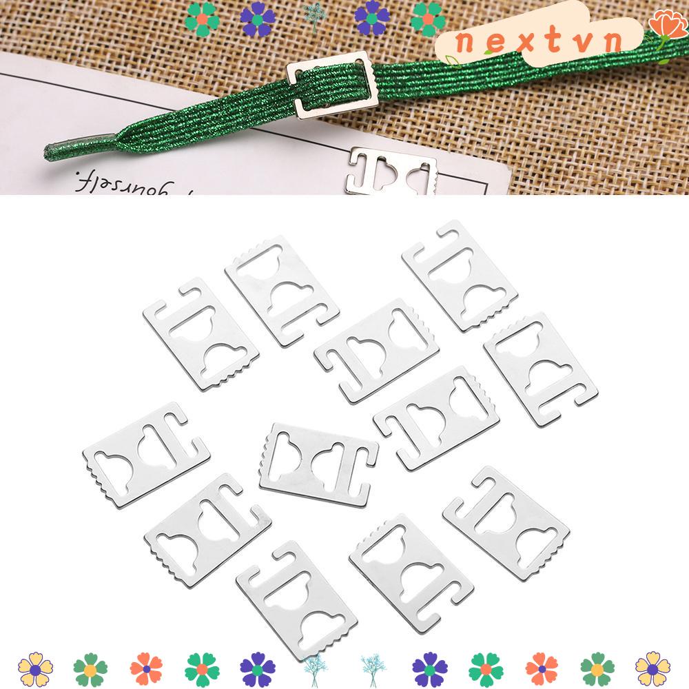 Set 4/8 khóa dây giày không cần buộc nhanh bằng kim loại thông dụng