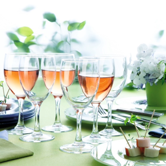 Bộ 6 Ly Rượu Vang Thuỷ Tinh Luminarc Elegance 190ml- LUEL12055