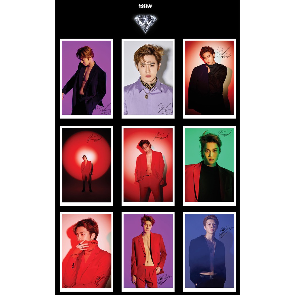 Lomo Card Ảnh EXO - LOVE SHOT ( 27 ảnh) | BigBuy360 - bigbuy360.vn