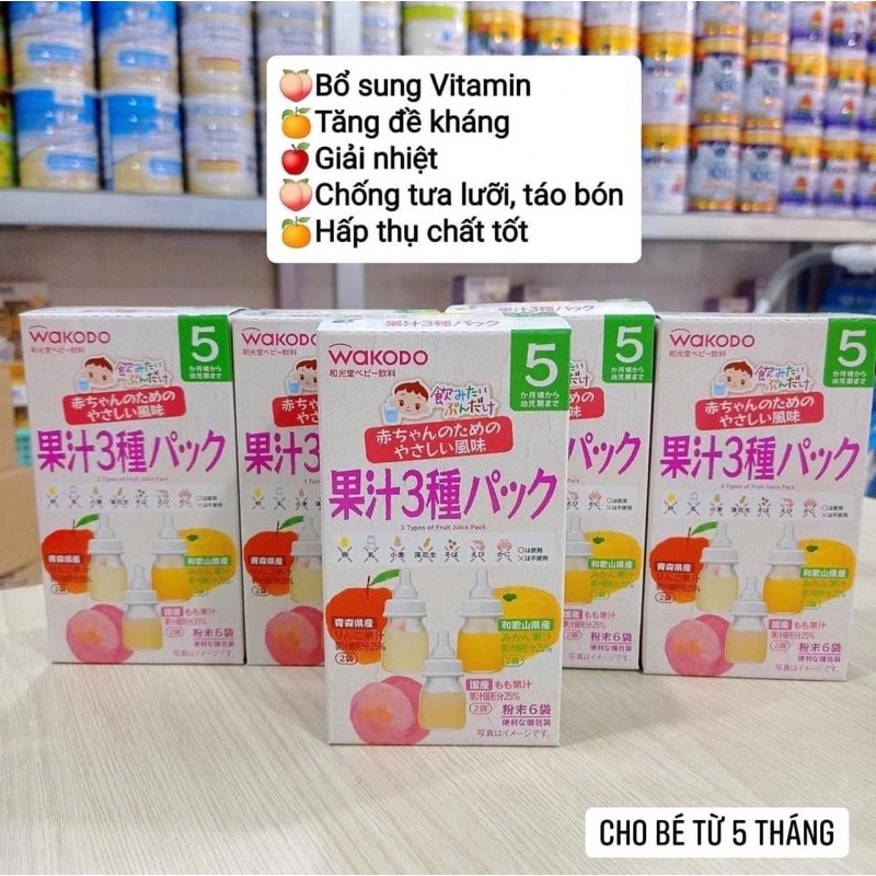 Trà Wakodo Nhật Bản, nước uống giải nhiệt, tăng cường đề kháng cho bé