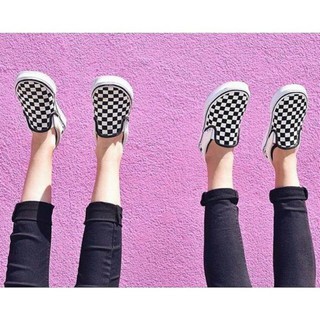 Giày sneaker old skool lười caro
