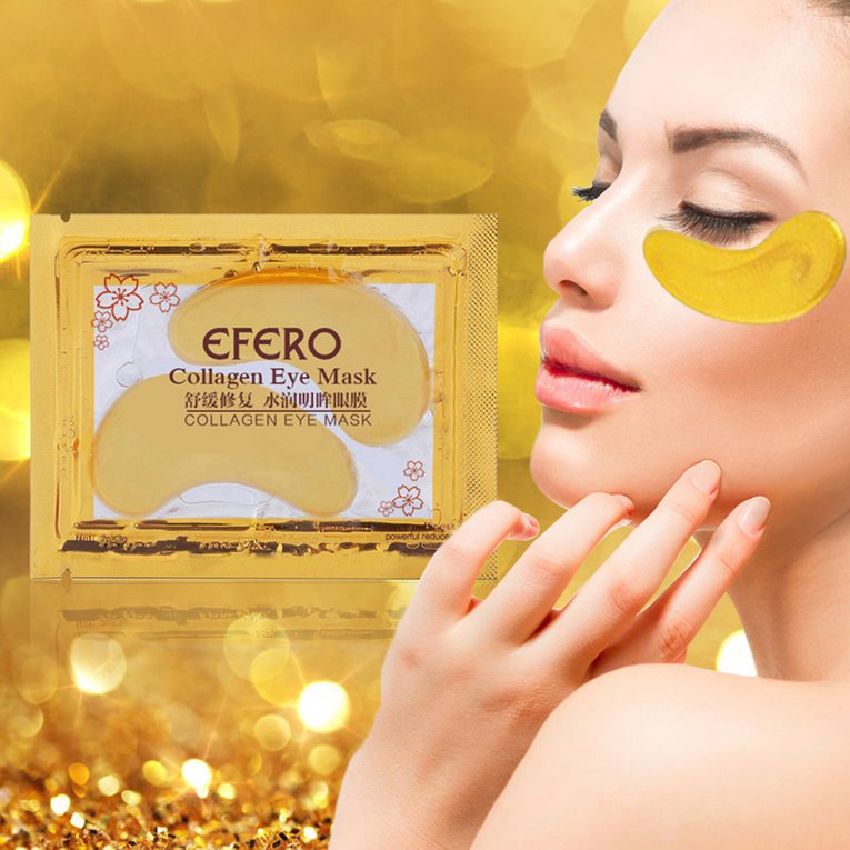 Mặt nạ mắt collagen vàng 24K chống nếp nhăn lão hóa và quầng thâm | BigBuy360 - bigbuy360.vn