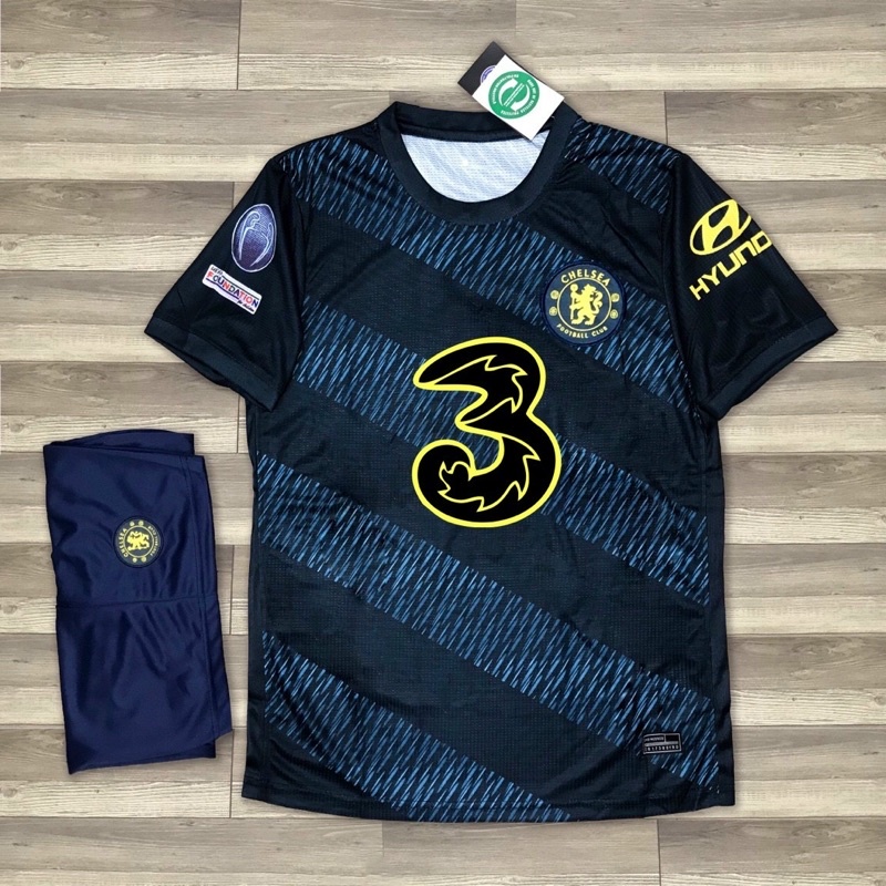 🔥Áo bóng đá 2021/22🔥Tuyển CHELSEA👉Chất Vải mè thái thấm hút mồ hôi