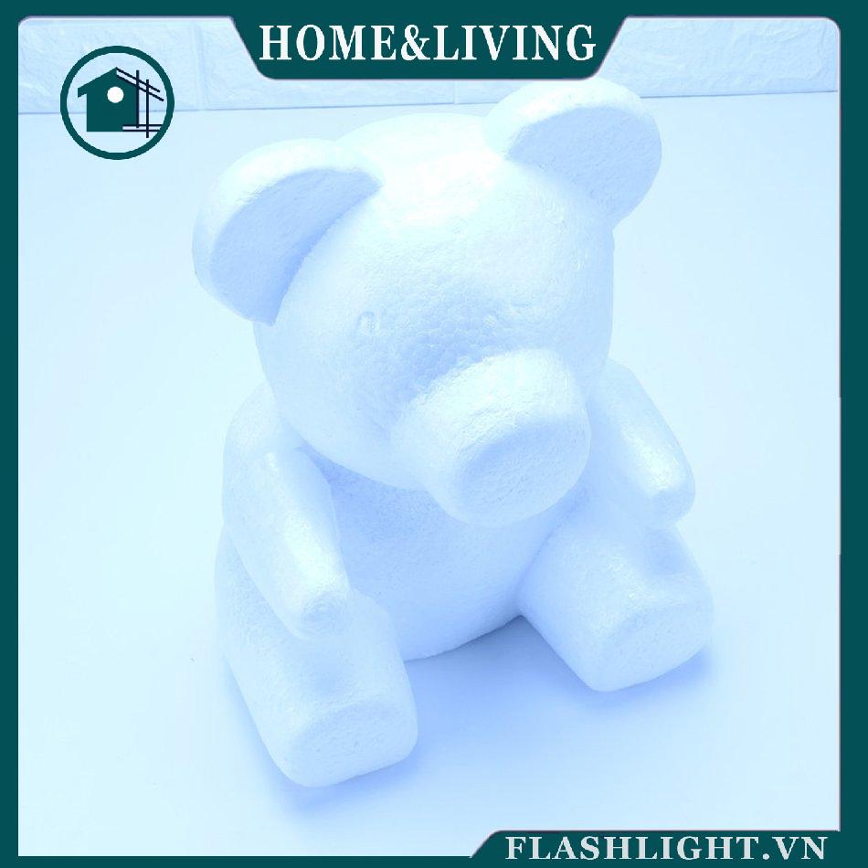 Gấu polystyrene tự làm sáng tạo để trang trí hoa hồng / Quà tặng ngày lễ tình nhân / Quà tặng sinh nhật