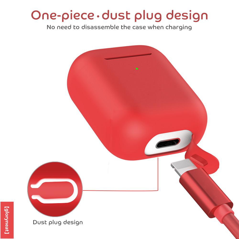 Ốp Bảo Vệ Hộp Đựng Tai Nghe Airpods 2 Silicon Thiết Kế Xinh Xắn | BigBuy360 - bigbuy360.vn