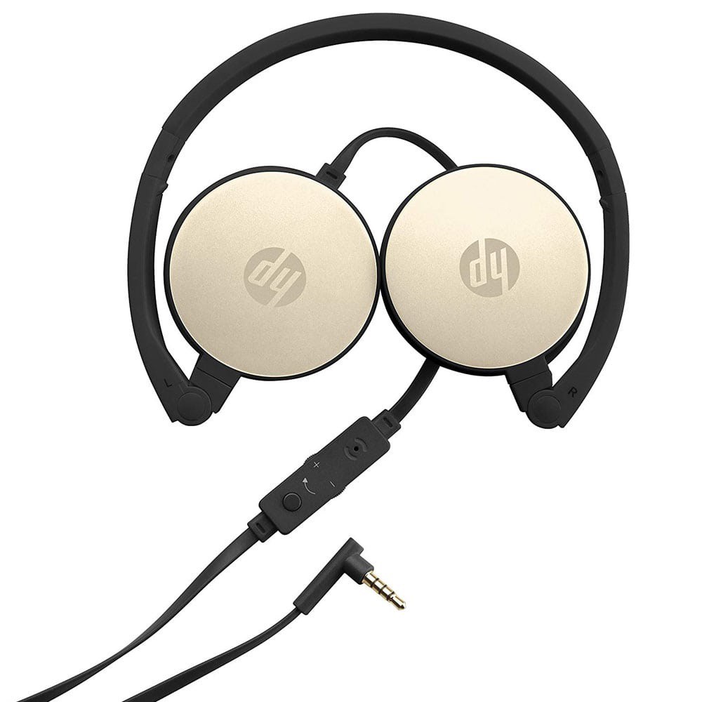 Tai Nghe Có Dây HP Stereo Headset H2800 Có Mic _ Black-Gold