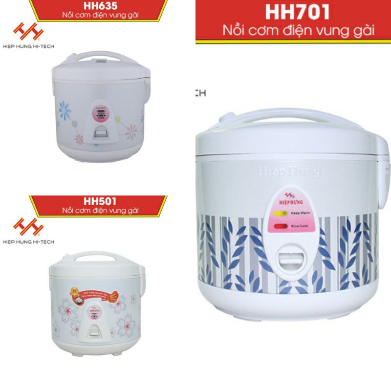 Nồi cơm điện Hiệp Hưng HH635 (1 lít) - Giao màu ngẫu nhiên