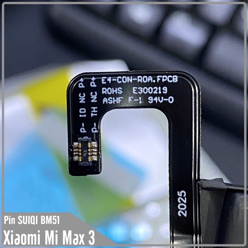 Pin Suiqi Li-ion thay thế cho Xiaomi Mi Max 3 (BM51) 5500mAh