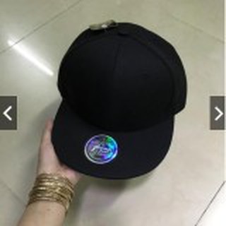 1 nón hiphop snapback thời trang nam nữ đen