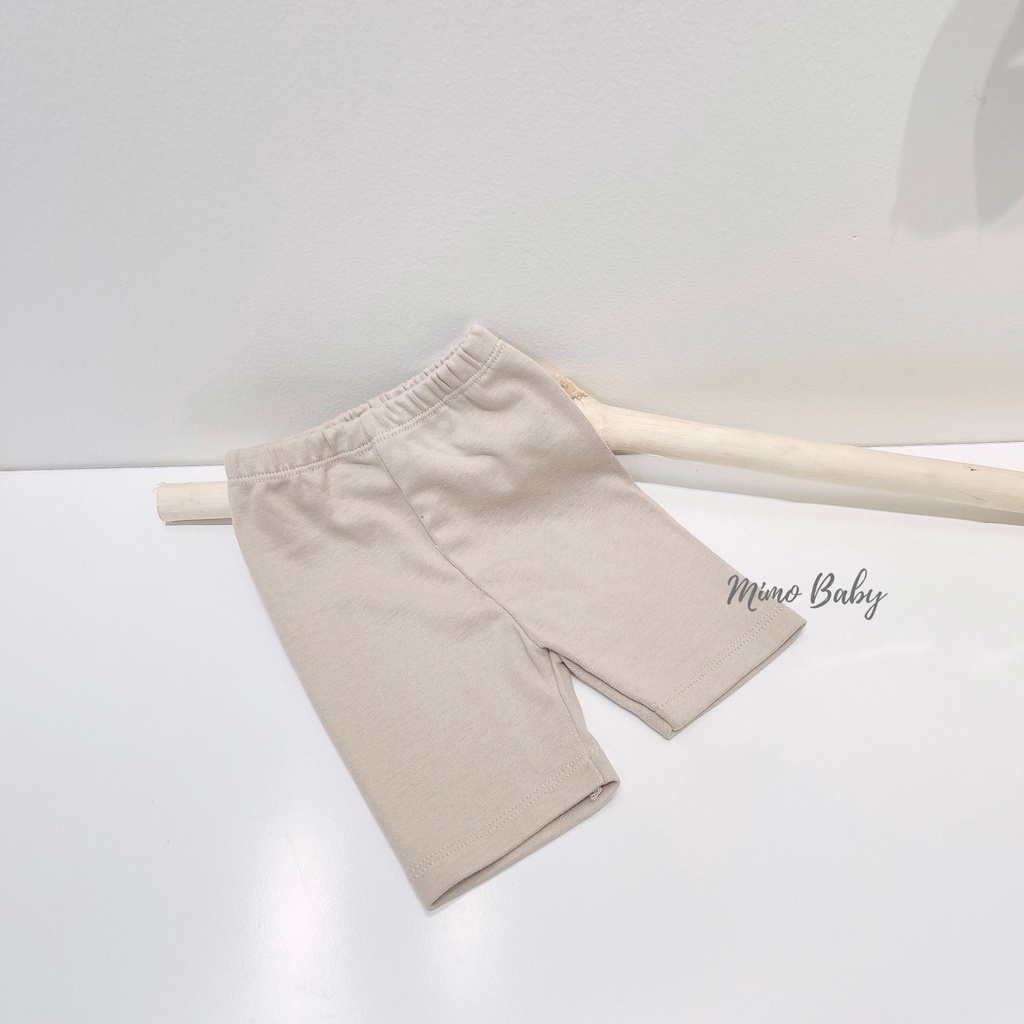 Quần legging đùi màu trơn Mimo Baby cho bé gái QA27