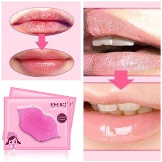 [Hàng mới về] Mặt Nạ Chăm Sóc Môi Chứa Collagen Efero Dưỡng Ẩm Tẩy Tế Bào Chết