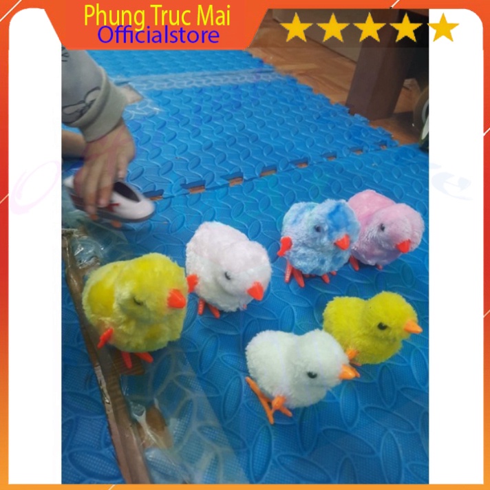 Gà con vặn cót biết chạy cho bé, Gà con chạy cót.