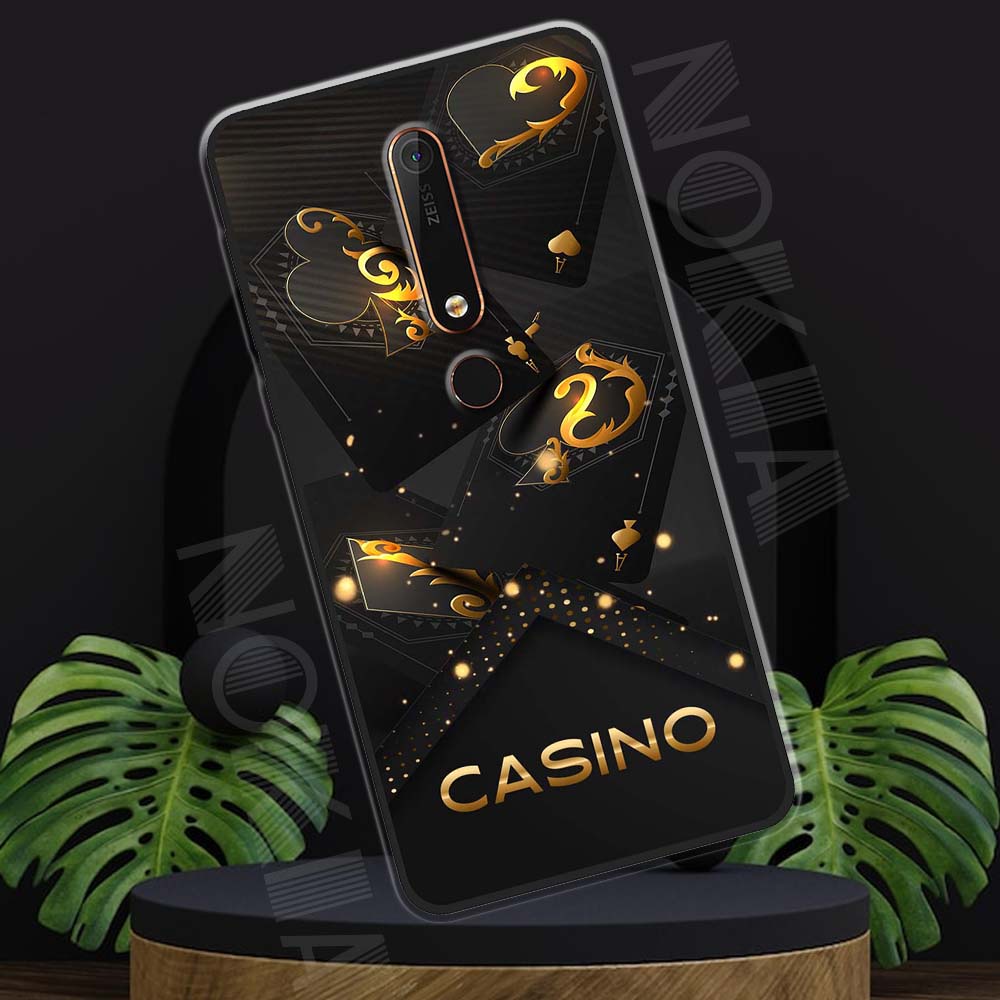 Ốp lưng Nokia 6.1, Nokia 6  mẫu BST Hoa văn và chữ TPU