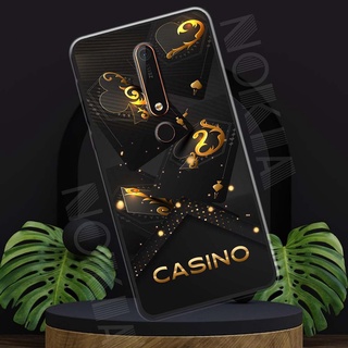Ốp lưng nokia 6.1, nokia 6 mẫu bst hoa văn và chữ tpu