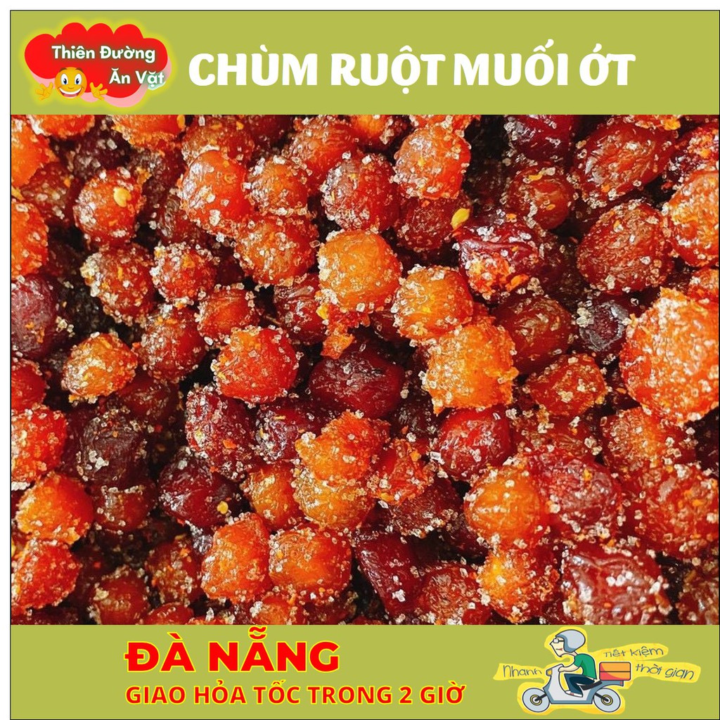 Đồ ăn vặt ngon - Chùm ruột muối ớt - Hủ pet 500g | BigBuy360 - bigbuy360.vn