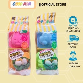 Khuôn bento tạo hình cơm, khuôn làm bánh cho bé ăn dặm nhựa cao cấp nhật bản kobuko an toàn set 2 khuôn, goodmom store