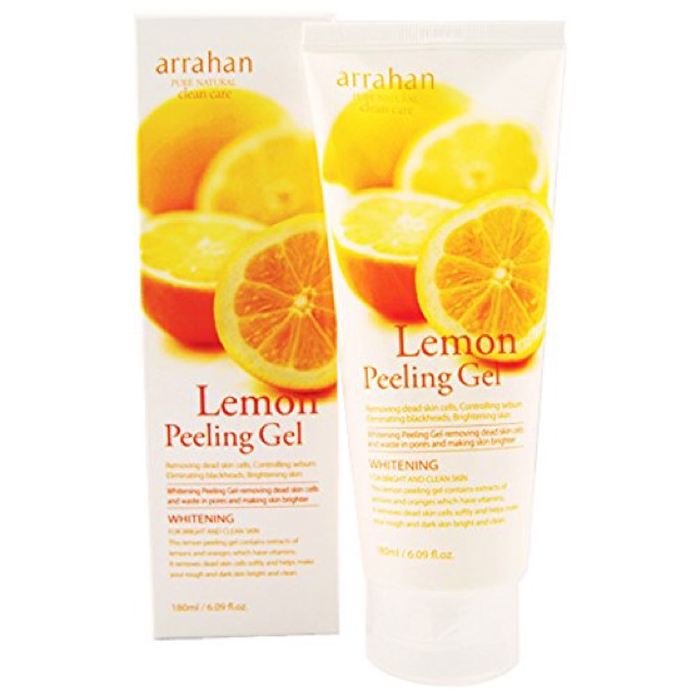 Tẩy da chết ARRAHAN Hàn Quốc 180ml (hương Chanh-Lemon Peeling Gel) Mykoshop