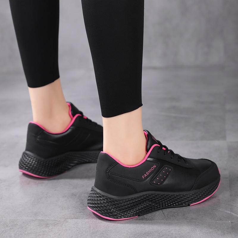 Giày thể thao đế dày chống thấm nước size lớn 35-42 2021 thời trang cho nữ