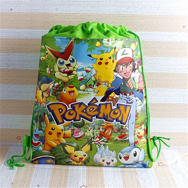 Túi Đựng Đồ Chơi Mô Hình Nhân Vật Hoạt Hình Pokemon Cho Bé