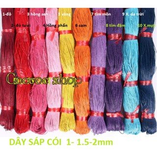 10 mét Dây sáp cói size 1mm