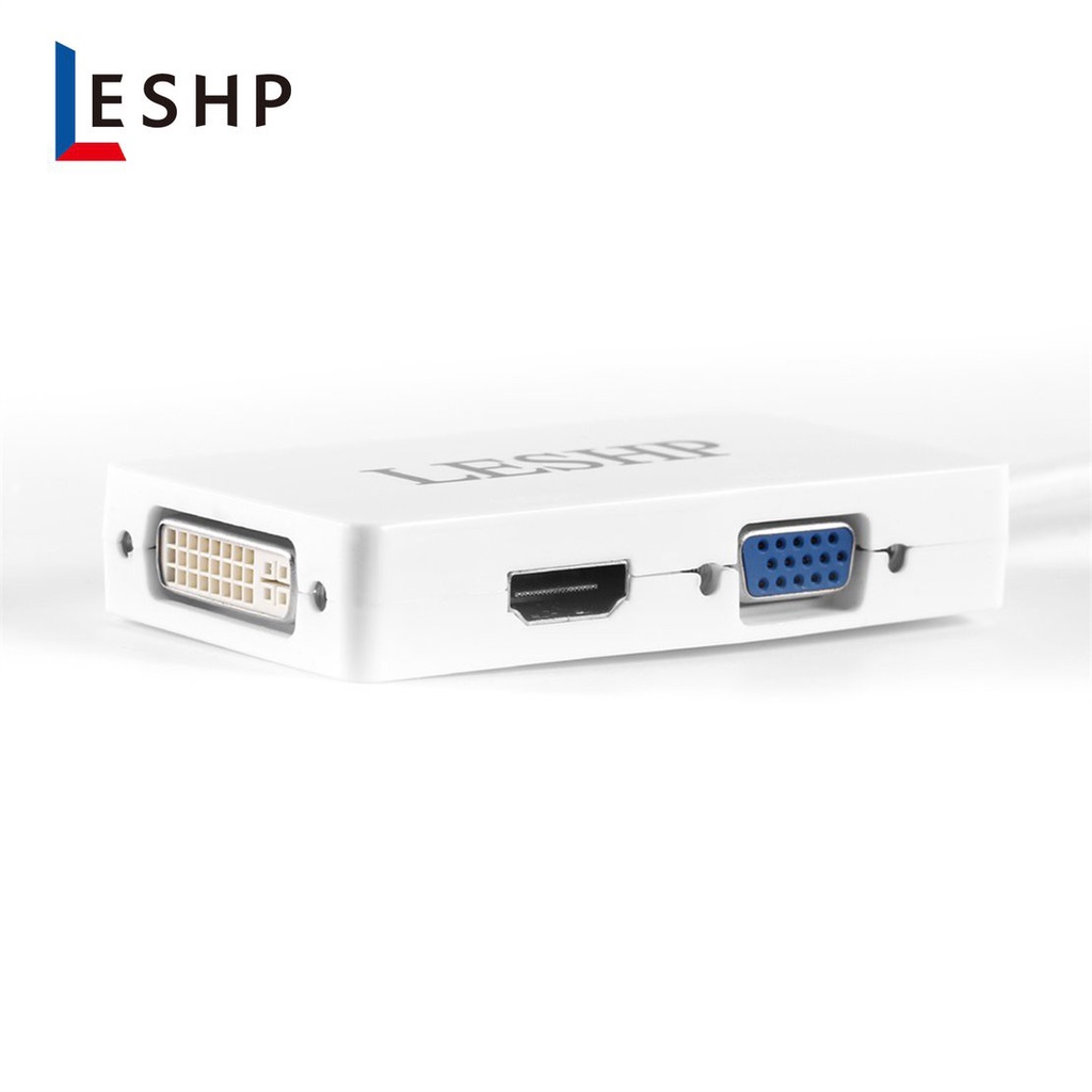 [New promo]LESHP 1080P DP Male To DVI/VGA/HDMI-compatible Female Adapter Converter Cable